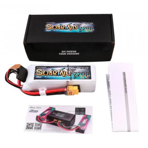Acumulator LiPo GENS ACE G-Tech Soaring 14.8 V/ 2200 mA/ 30C XT60 - Img 3