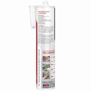 Adeziv Everglue 1K MS Felsenfest pentru perete si tavan, alb, 450 g - Img 2