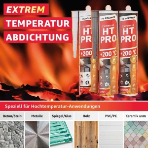 Adeziv Everglue HT Pro 1K MS etansant elastic, pentru temperaturi ridicate, 440 g - Img 3
