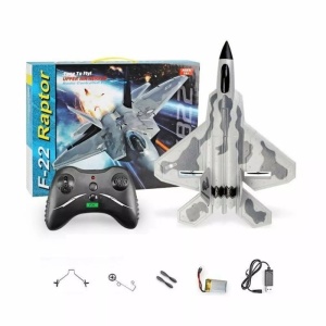 Aeromodel F-22 RAPTOR, complet echipat, cu stabilizator electronic, 2.4 GHz (290 mm) - Img 8