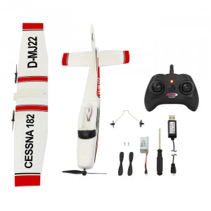 Aeromodel Jamara CESSNA 182 RTF, complet echipat, cu stabilizator electronic, 2.4 GHz (385 mm) - Img 3