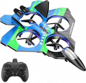 Avion quadcopter PIONEER FALCON, complet echipat, camera video, stabilizatore electronica, rotire 360 grade si lumini LED, 2.4GHz (250 mm) - Img 1