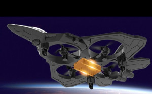 Avion quadcopter PIONEER FALCON, complet echipat, camera video, stabilizatore electronica, rotire 360 grade si lumini LED, 2.4GHz (250 mm) - Img 6