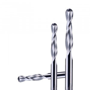 Bit frezare 2 dinti d8 x 32 x D8 x L60 (BALL NOSE) - Img 2