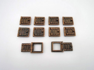 Capace sabord din metal 18 x 18 mm (10 buc) - Img 3