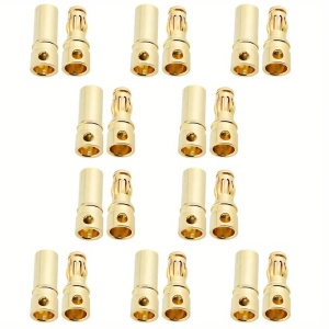 Conectori bullet CT-3.5 auriti (10M + 10T) - Img 2