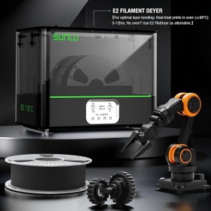 Filament SunLu PCABS negru, 1.75mm, 1kg, pentru imprimanta 3D - Img 11
