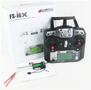 FLYSKY FS-i6X 2.4GHz 10 csatornás távirányító, FS-iA10B vevőkészülékkel - Img 6