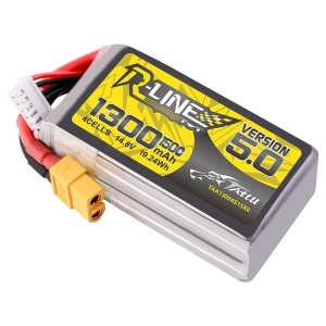 G-Tech GENS ACE GENS ACE Tattu R-Line 14.8 V/ 1300 mA/ 150C, XT60 LiPo akkumulátor - Img 2