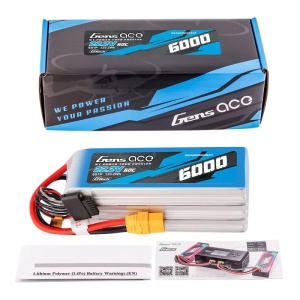 G-Tech GENS GENS ACE 22,2 V/ 6000 mA/ 60C, XT90 LiPo akkumulátor - Img 4