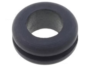 Grommet manson cauciuc 9 mm interior, pentru tuburi portelice si LED-uri navomodel