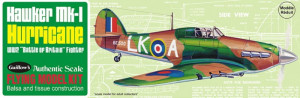 HAWKER HURRICANE KIT (420 mm) szabadon repülhető repülőgép modell