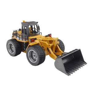 Huina játék buldózer távirányítóval, fém fülke és vödör, 9 funkció, 1:18 méretarány, 2.4GHz - Img 2