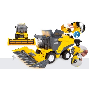 Jamara Harvester MT-1000 kombinált mezőgazdasági játék, távirányítóval, füsttel és fényekkel, 1:24S - Img 10