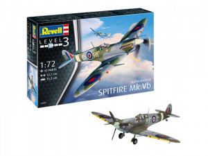 Macheta avion Revell Supermarine Spitfire Mk.Vb, scara 1:72, KIT - Img 1