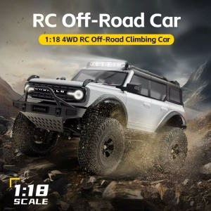 Masina cu radiocomanda FORD BRONCO Crawler, tractiune 4x4, scara 1:18, rosu - Img 4