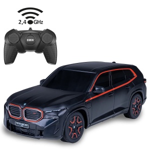 Masina cu radiocomanda Jamara BMW XM, macheta scara 1:24, negru mat, 2.4GHz