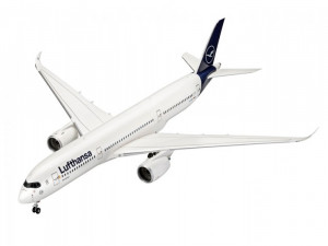 Modell repülőgép Revell Airbus A350-900 Lufthansa New Livery, 1:144 méretarány, KIT - Img 2