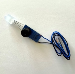 Modul Voltmetru RGB 10 mm translucid cu buzzer, pentru acumulator LiPo 2-4S