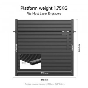 Platforma pentru taiere si gravare laser 400 x 448 mm - Img 6