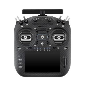 Radiocomanda RadioMaster TX16S MK3 MAX cu protocol Gemini-X dual band ExpressLRS, 2.4GHz/ 900MHz, touchscreen color