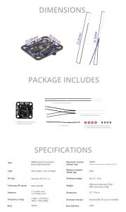 Receptor RadioMaster DBR4 Dual Band Xross Gemini ExpressLRS 2.4GHz, 900MHz - Img 9