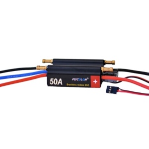 Regulator Brushless ESC FlyColor 50A, 2-6S, UBEC integrat, racire cu apa, pentru navomodele - Img 2