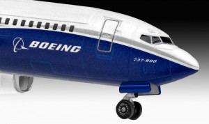 Repülőgép modell Revell Boeing Boeing 737-800, 1:288 méretarány, KIT - Img 3