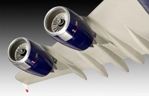 Revell Airbus A380-800 British Airways repülőgép-makett, 1:144 méretarány, készlet - Img 4
