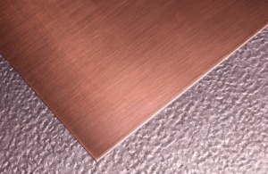 Rézlemez 0,1 x 300 x 300 mm