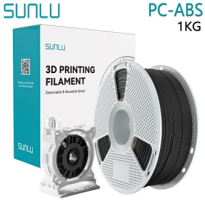 SunLu PCABS fekete nyomószál, 1,75 mm, 1 kg, 3D-nyomtatóhoz