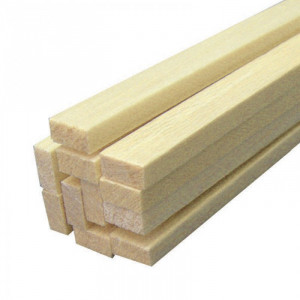 Téglalap alakú balsa balsabálca 15 x 15 x 1000 mm (1 db) - Img 3