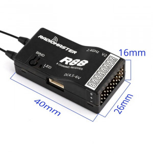 Vevő RadioMaster R88 V2 kompatibilis FrSky D8/ D16, PWM/ Sbus - Img 5
