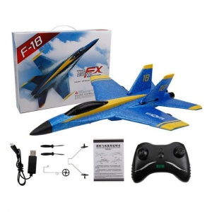 Aeromodel F-18, complet echipat, cu stabilizator electronic, 2.4 GHz (290 mm) - Img 10