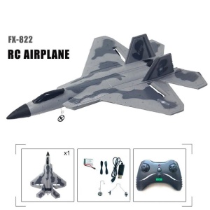 Aeromodel F-22 RAPTOR, complet echipat, cu stabilizator electronic, 2.4 GHz (290 mm) - Img 9