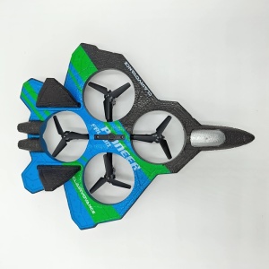 Avion quadcopter PIONEER FALCON, complet echipat, camera video, stabilizatore electronica, rotire 360 grade si lumini LED, 2.4GHz (250 mm), cu doua baterii - Img 8