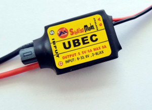BEC extern intrare 4.8-33 V, iesire 5.5V/ 6A (UBEC) - Img 1