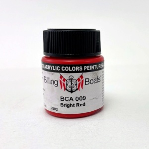 Billing Boats festék makettekhez, élénkpiros, 22 ml, BCA009