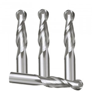 Bit frezare 2 dinti d2.5 x 17 x D3.17 x L38 (BALL NOSE) - Img 4