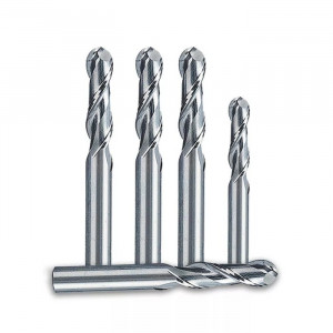 Bit frezare 2 dinti d3.17 x 28 x D3.17 x L45 (BALL NOSE) - Img 3