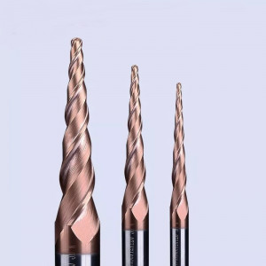 Bit frezare Ball End conic R1.5 x 30.5 x D6 x L75 (Tapered Ball Nose) - Img 4