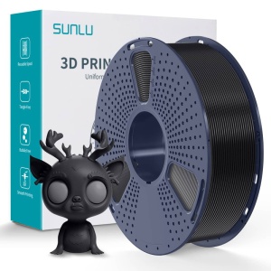 Filament SunLu ASA negru, 1.75mm, 1kg, pentru imprimanta 3D