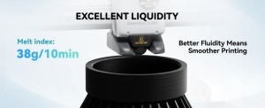 Filament SunLu High-Speed ABS alb, 1.75mm, 1kg, pentru imprimanta 3D - Img 9