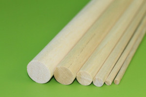Kerek balsa balsa balsa balsa kerek bot D16 x 1000 mm (1 db) - Img 2