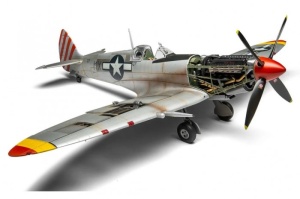 Macheta avion de lupta Airfix Supermarine Spitfire Mk.VIII 1:24, KIT - Img 1