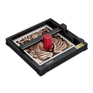 Masina CNC de gravat si taiat cu laser dual ATOMSTACK X12 Pro, putere 50W (laser 12W), 365x305 mm, adancime taiere max. 20mm si gravare pe lemn, plastic, piele, placi PCB, textile, sticla, si unele tipuri de metal - Img 1