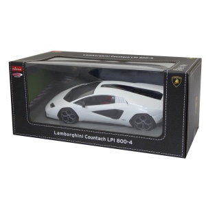 Masina cu radiocomanda Jamara LAMBORGHINI Countach LPI 800-4, macheta scara 1:16, alba, faruri LED, 2.4GHz - Img 2