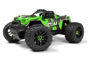Masina cu radiocomanda Maverick ATOM AT1 Monster Truck, tractiune 4WD, 30km/h, scara 1:18, by HPI RACING, verde