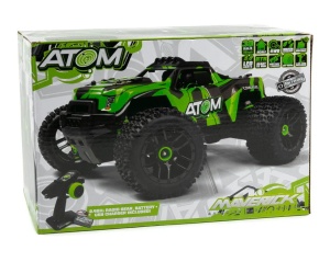 Masina cu radiocomanda Maverick ATOM AT1 Monster Truck, tractiune 4WD, 30km/h, scara 1:18, by HPI RACING, verde - Img 11