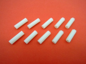 Műanyag távtartó belső menet M3 x 20 mm (10 db) - Img 2